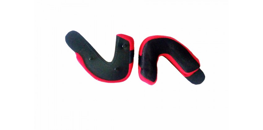 Aviator Aksesoris Helm Cheek Pad Merah 0