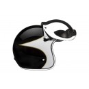 Bubble Shield Chrome Aksesoris Helm Visor Hitam 2