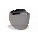Custom 500 Aksesoris Helm Visor Non Flat Hitam smoke , transparan 2
