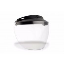 Custom 500 Aksesoris Helm Visor Non Flat Hitam smoke , transparan 0
