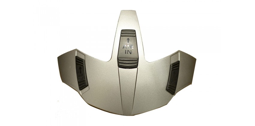 N44 Aksesoris Helm Top Vent Silver 0
