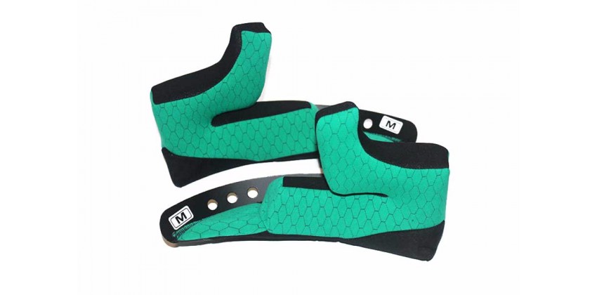 X-802RR Aksesoris Helm Cheek Pad Hijau 0