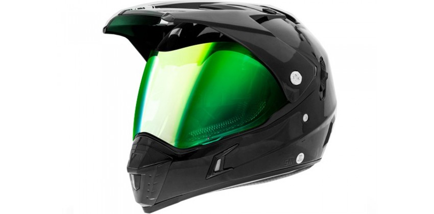 311 Full-face Iridium Green Visor 0