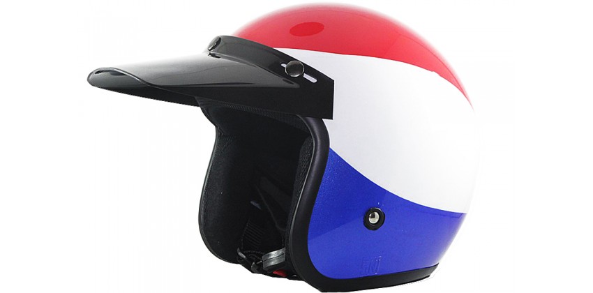 Bimer Helm Retro Putih XL 0