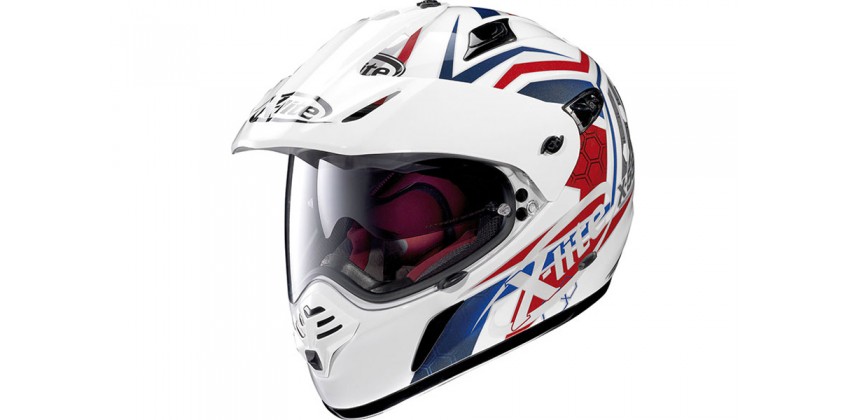 X-551 GT Kalahari N-Com Full-face Metal White 0