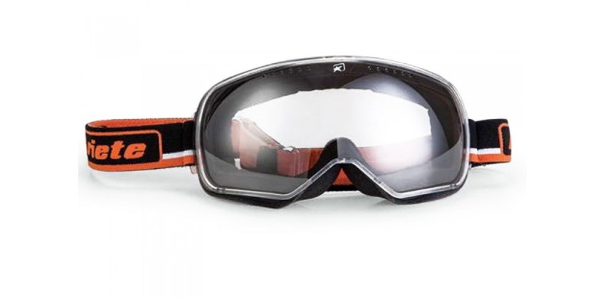 Feather Black-Orange Strap Sunglasses & Goggles Motocross Goggle 0
