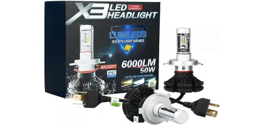 H4 X3 Bohlam Bohlam Depan HID 0